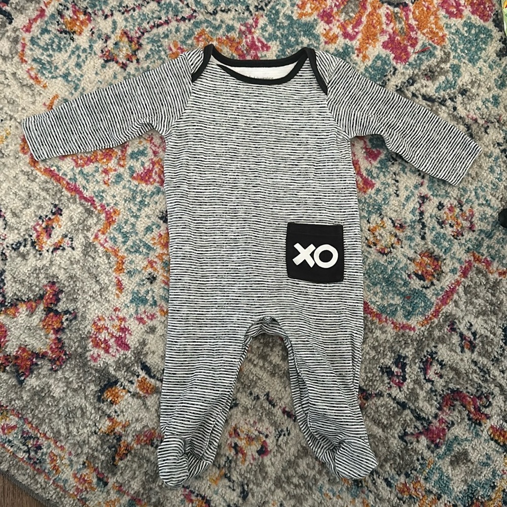 First Impressions XO Footed Sleeper